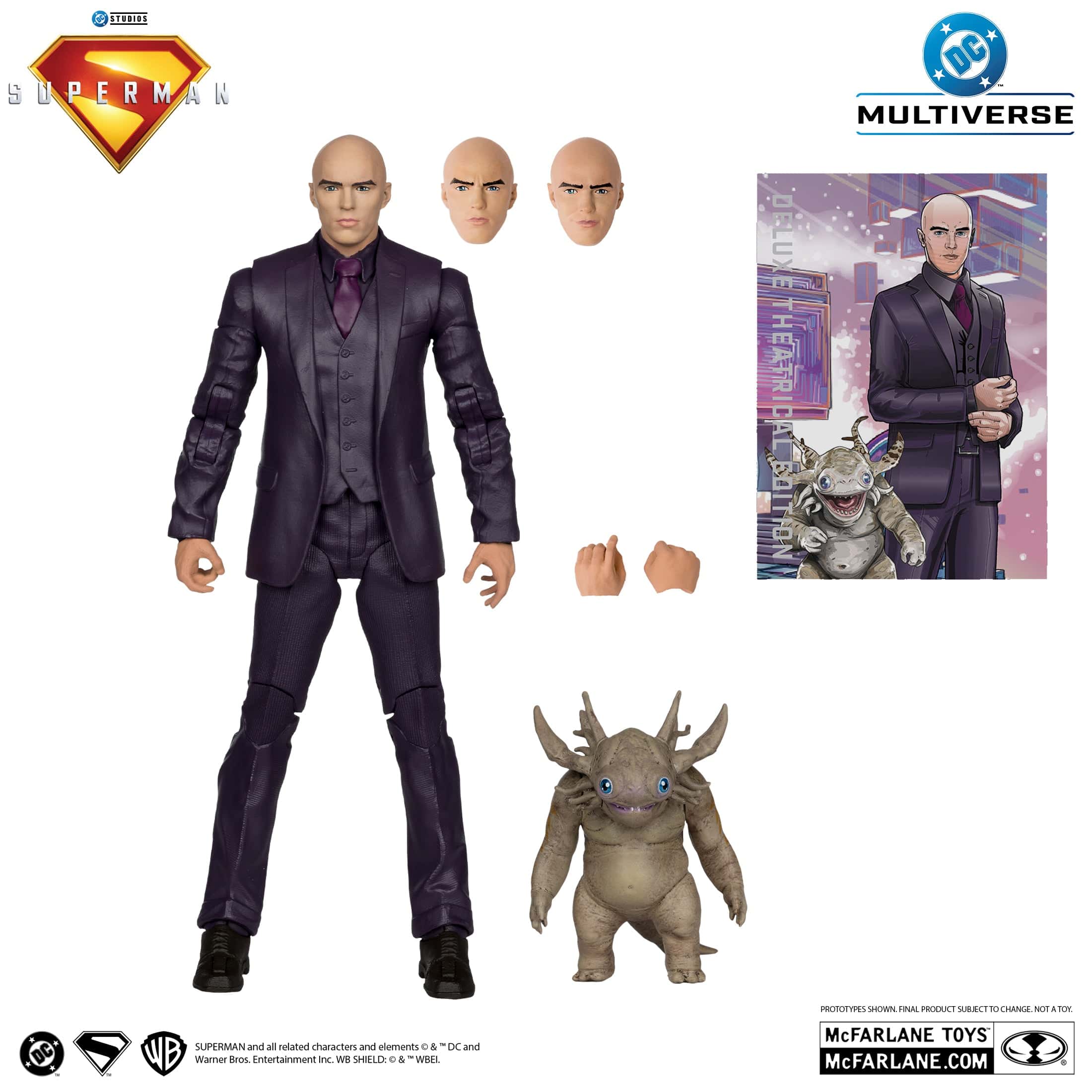 McFarlane Toys DC Multiverse Lex Luthor With Kaiju Deluxe Edition Figure Superman Movie - Image 3