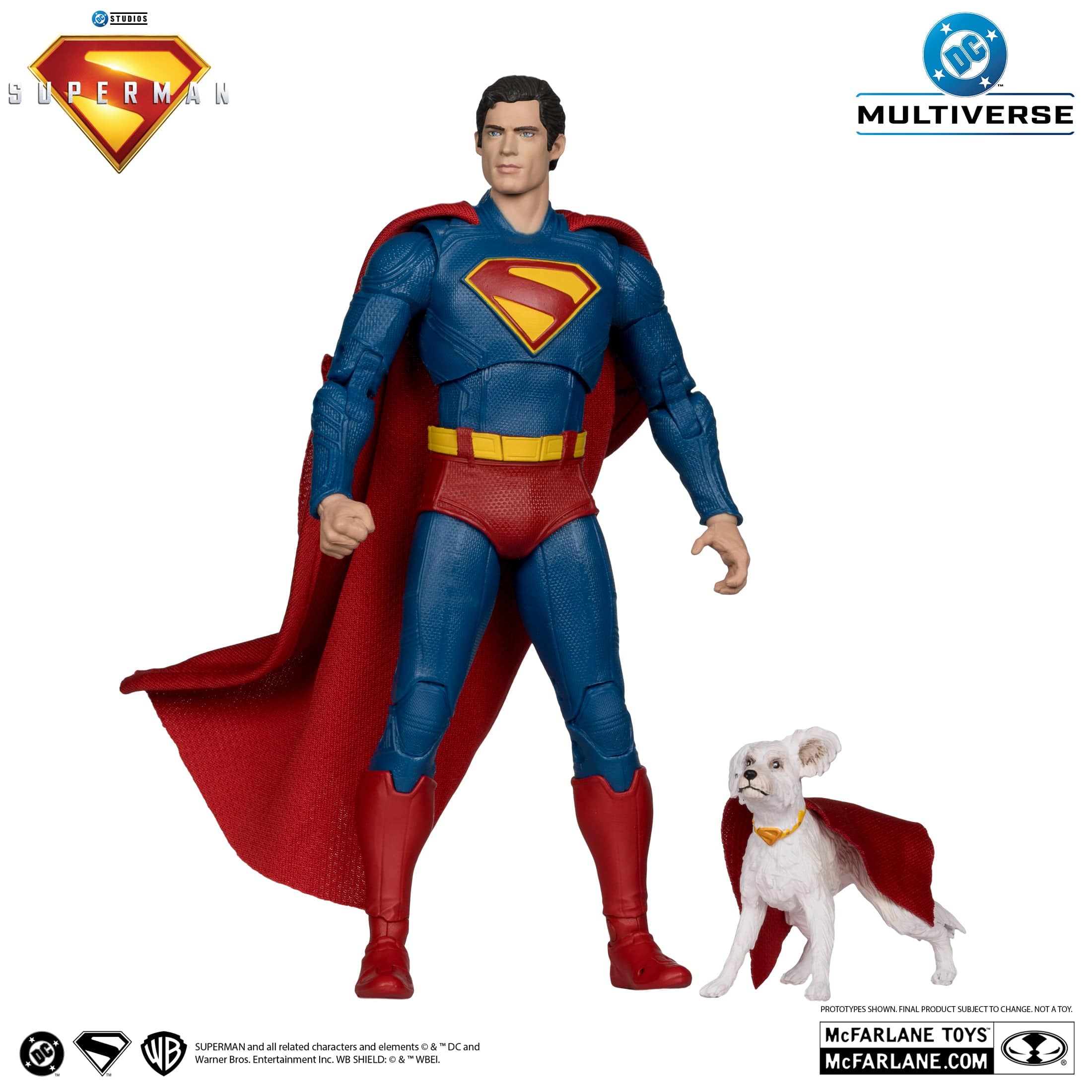 McFarlane Toys DC Multiverse Superman And Krypto Deluxe Edition Figure Superman Movie - Image 2