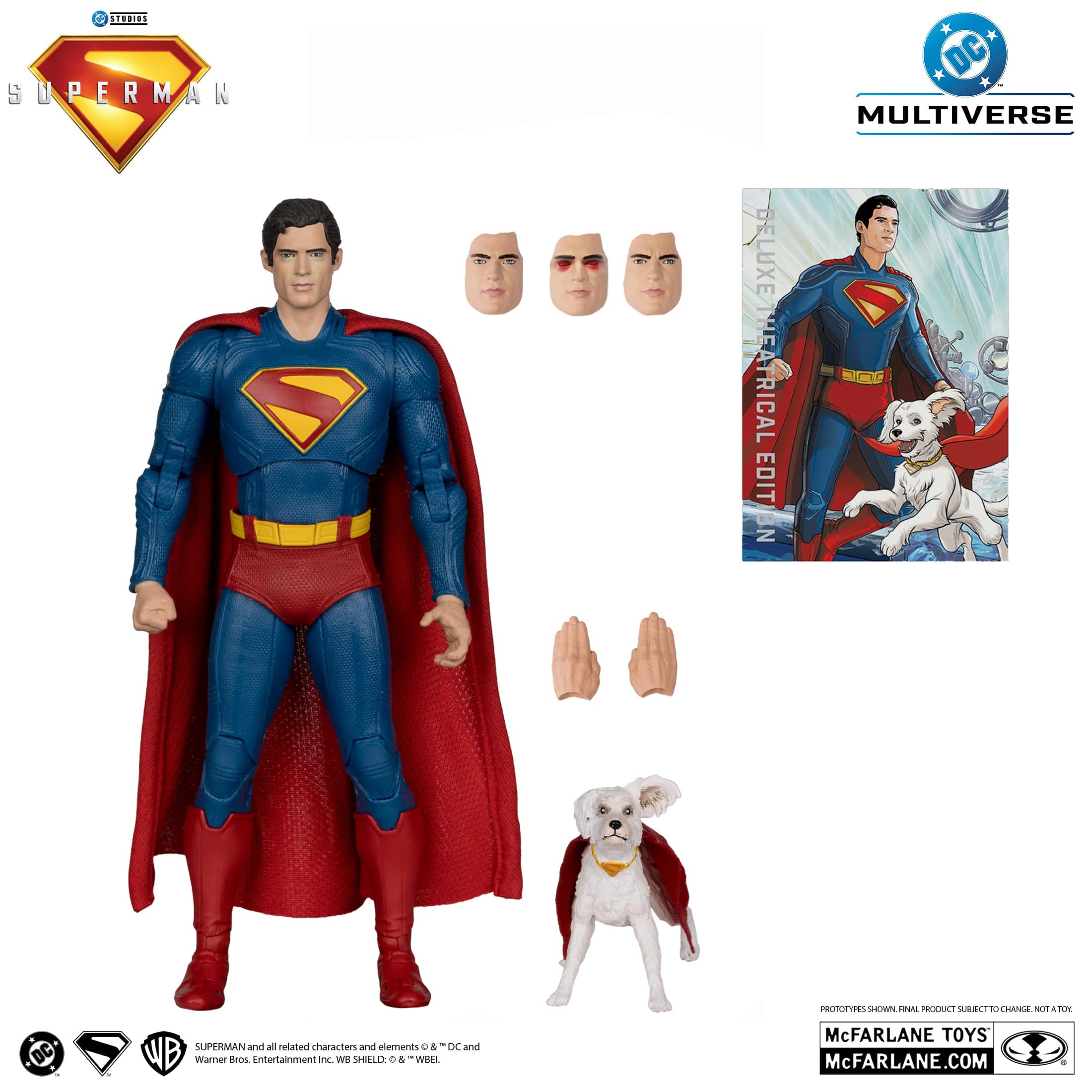 McFarlane Toys DC Multiverse Superman And Krypto Deluxe Edition Figure Superman Movie - Image 3