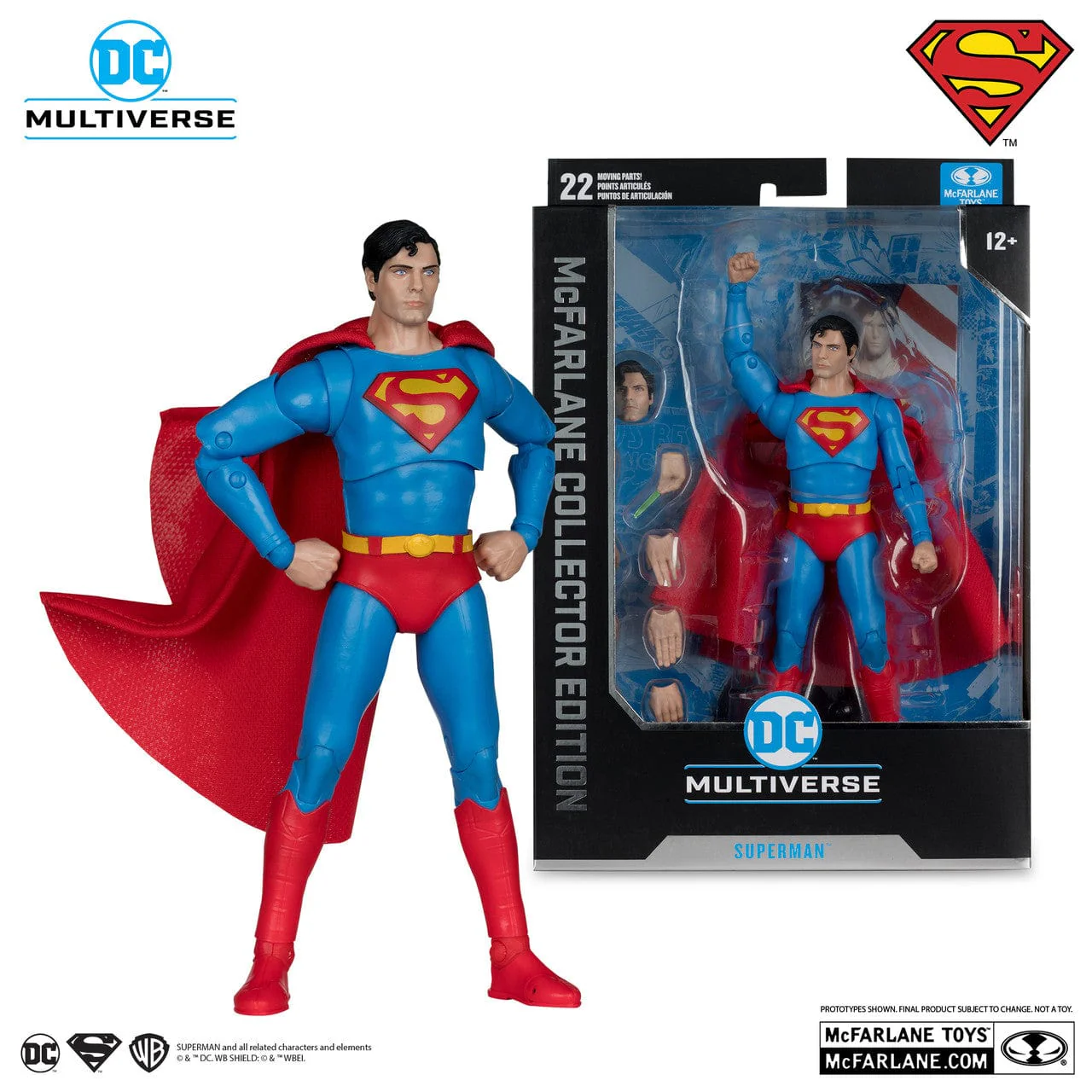 McFarlane Toys DC Multiverse Superman Chris Reeves Figure Superman: The Movie