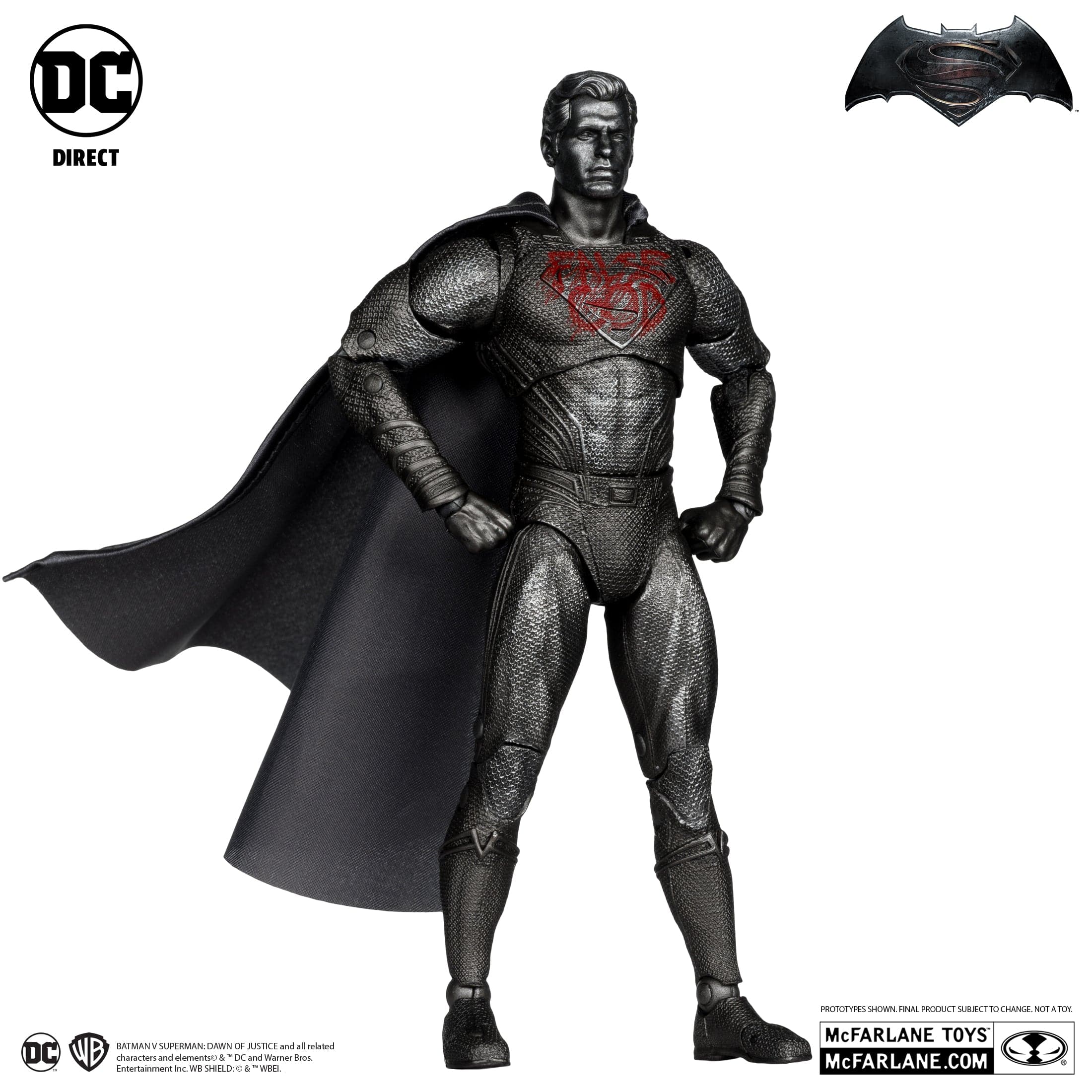 McFarlane Toys DC Multiverse Superman False God Batman VS Superman Dawn Of Justice Platinum Version - Image 2