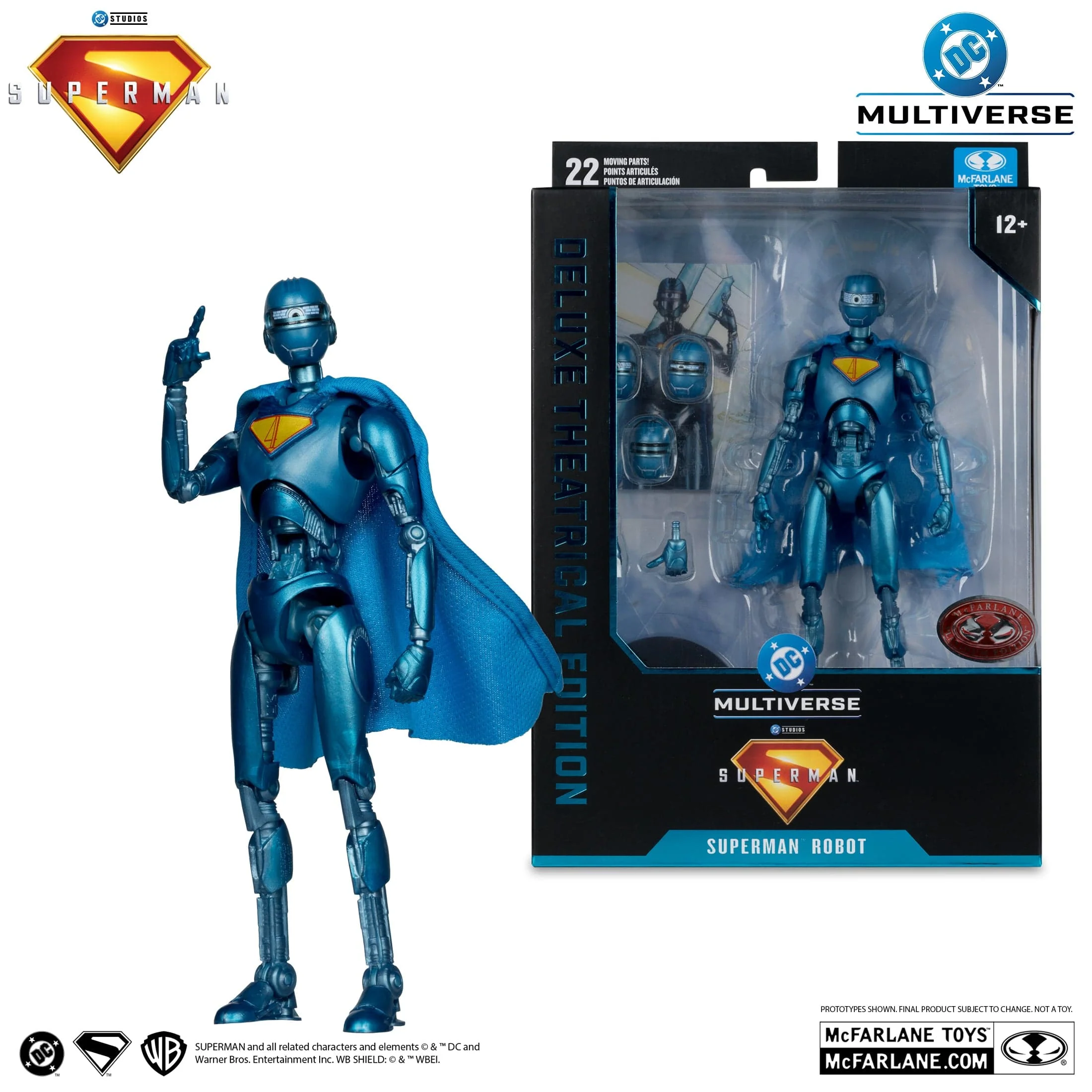 McFarlane Toys DC Multiverse Superman Robot Deluxe Edition Figure Superman Movie
