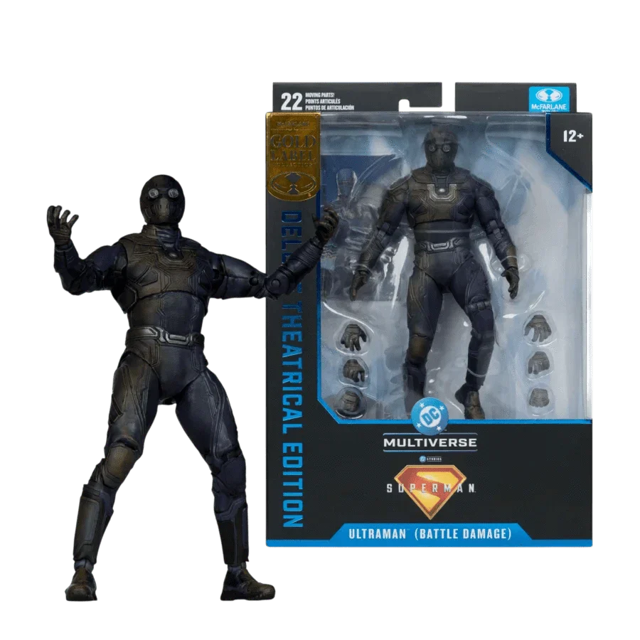 McFarlane Toys DC Multiverse Ultra Man Battle Damaged Deluxe Edition Figure Superman Movie