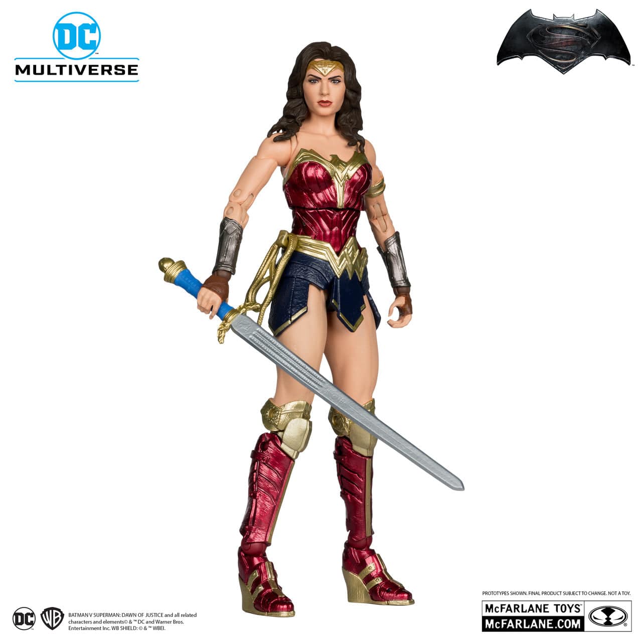 McFarlane Toys DC Multiverse Wonder Woman Figure Batman VS Superman Dawn Of Justice Movie - Image 2