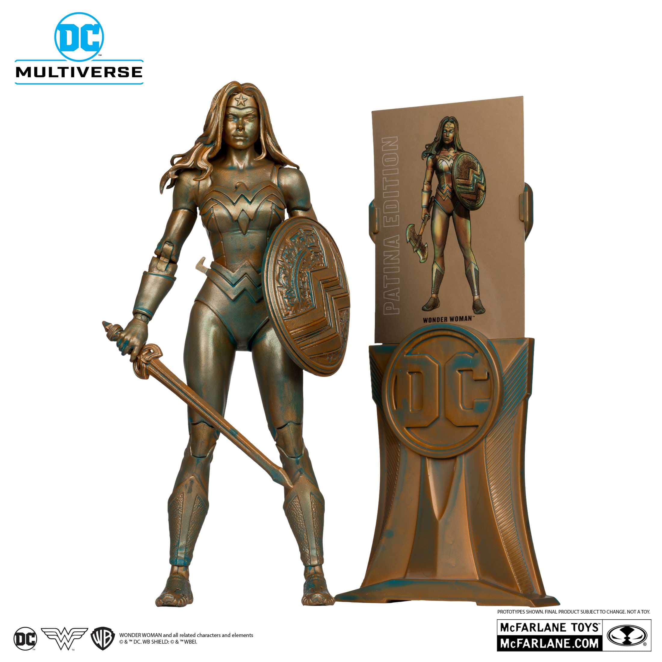 McFarlane Toys DC Multiverse Wonder Woman Patina Edition Classic Figure - Image 2