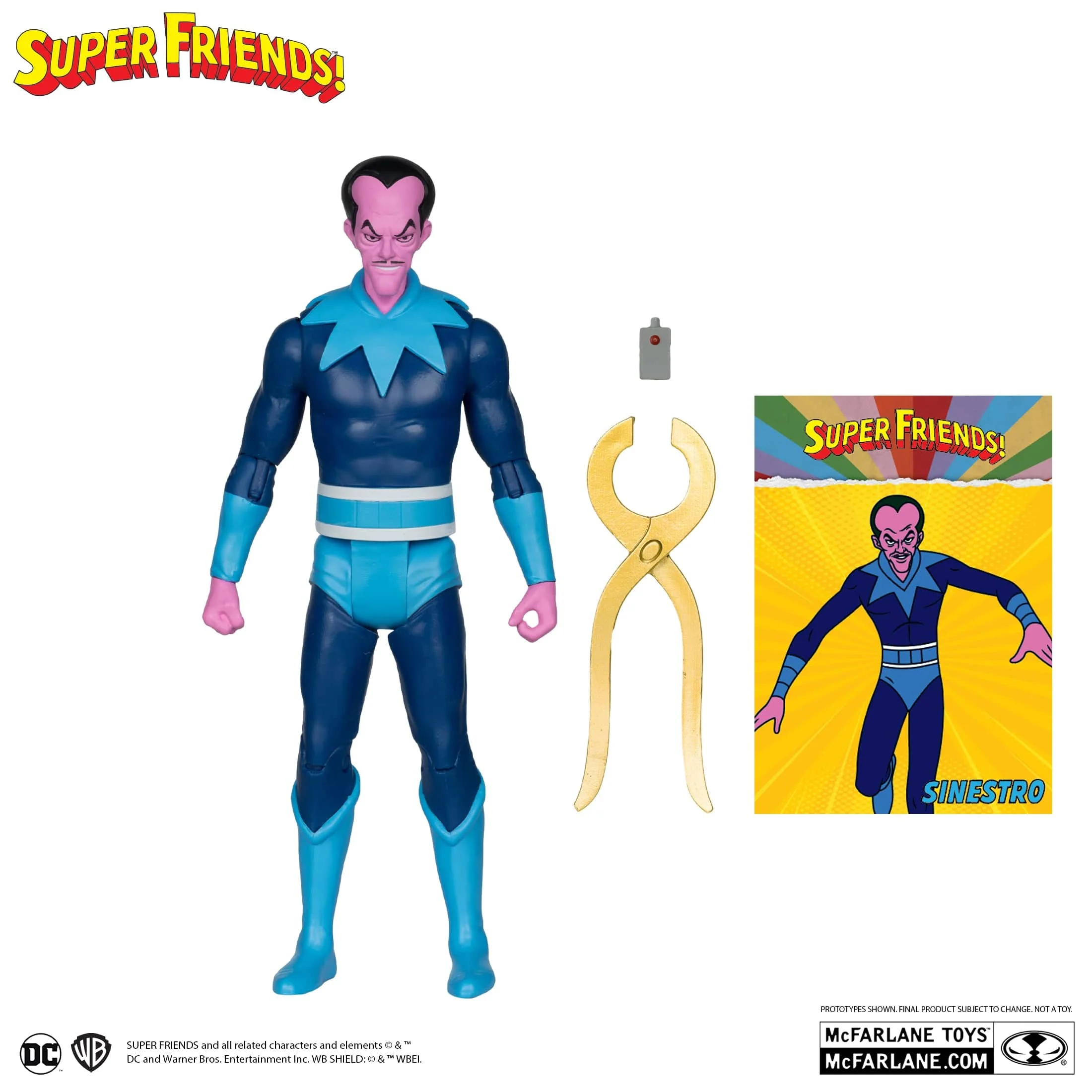McFarlane Toys DC Retro Sinestro Figure Super Friends - Image 3