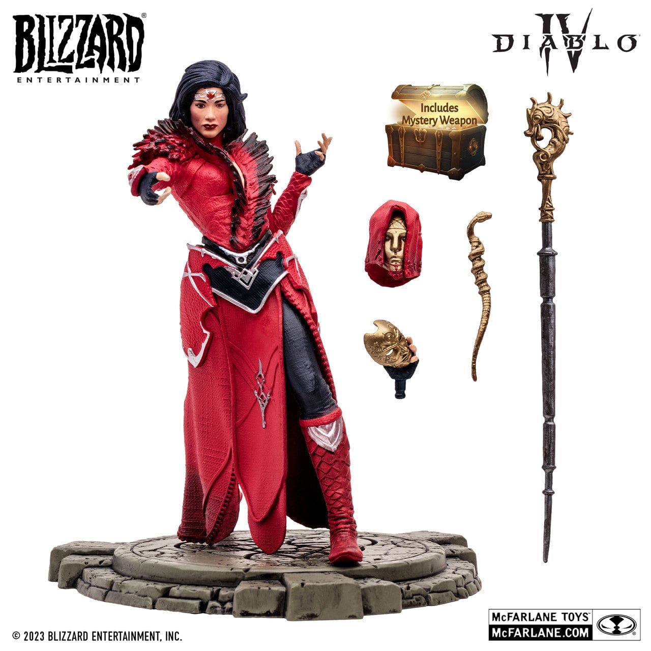 McFarlane Toys Diablo IV Fire Bolt Sorceress Rare Version Figure - Image 3