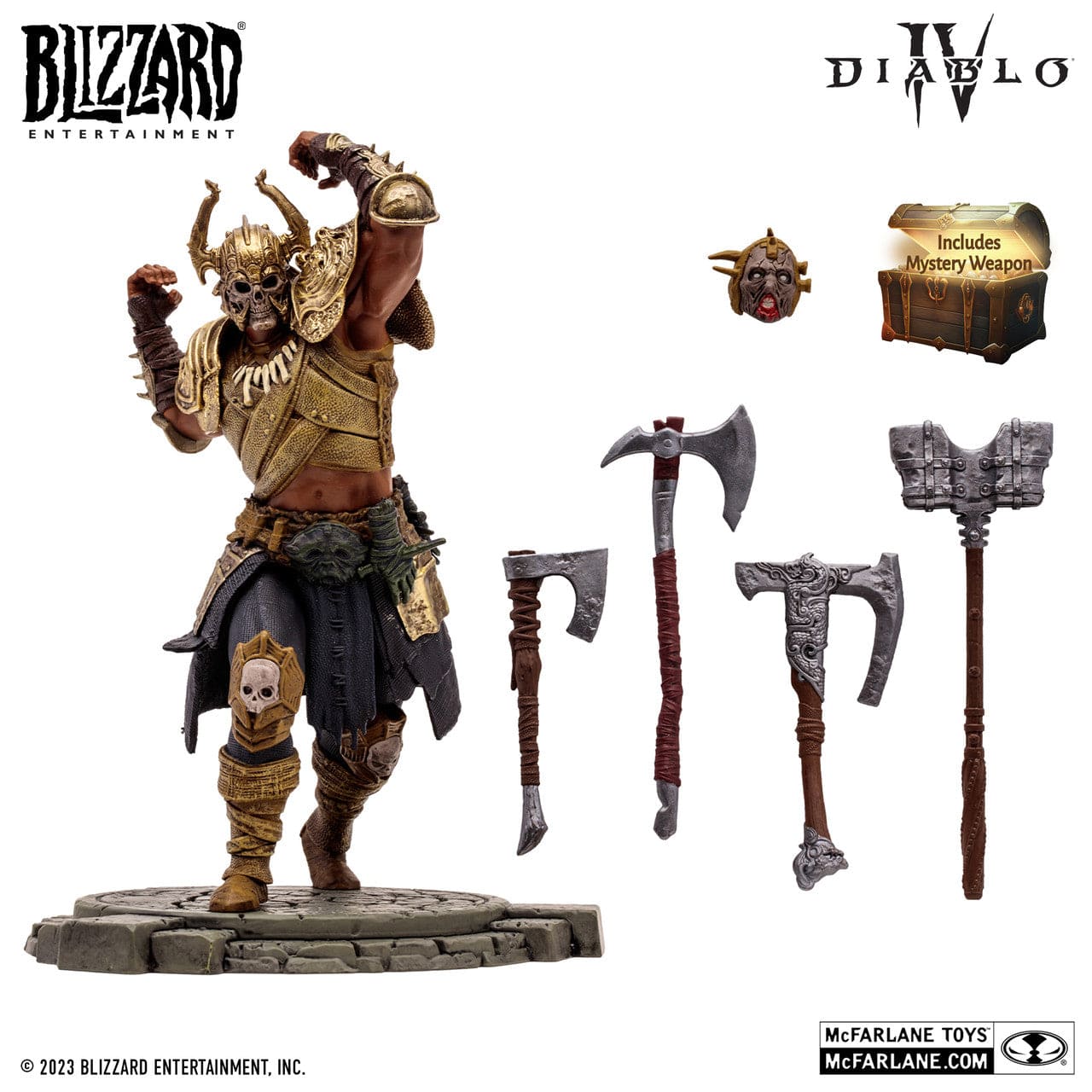 McFarlane Toys Diablo IV Upheavel Barbarian Figure - Image 3