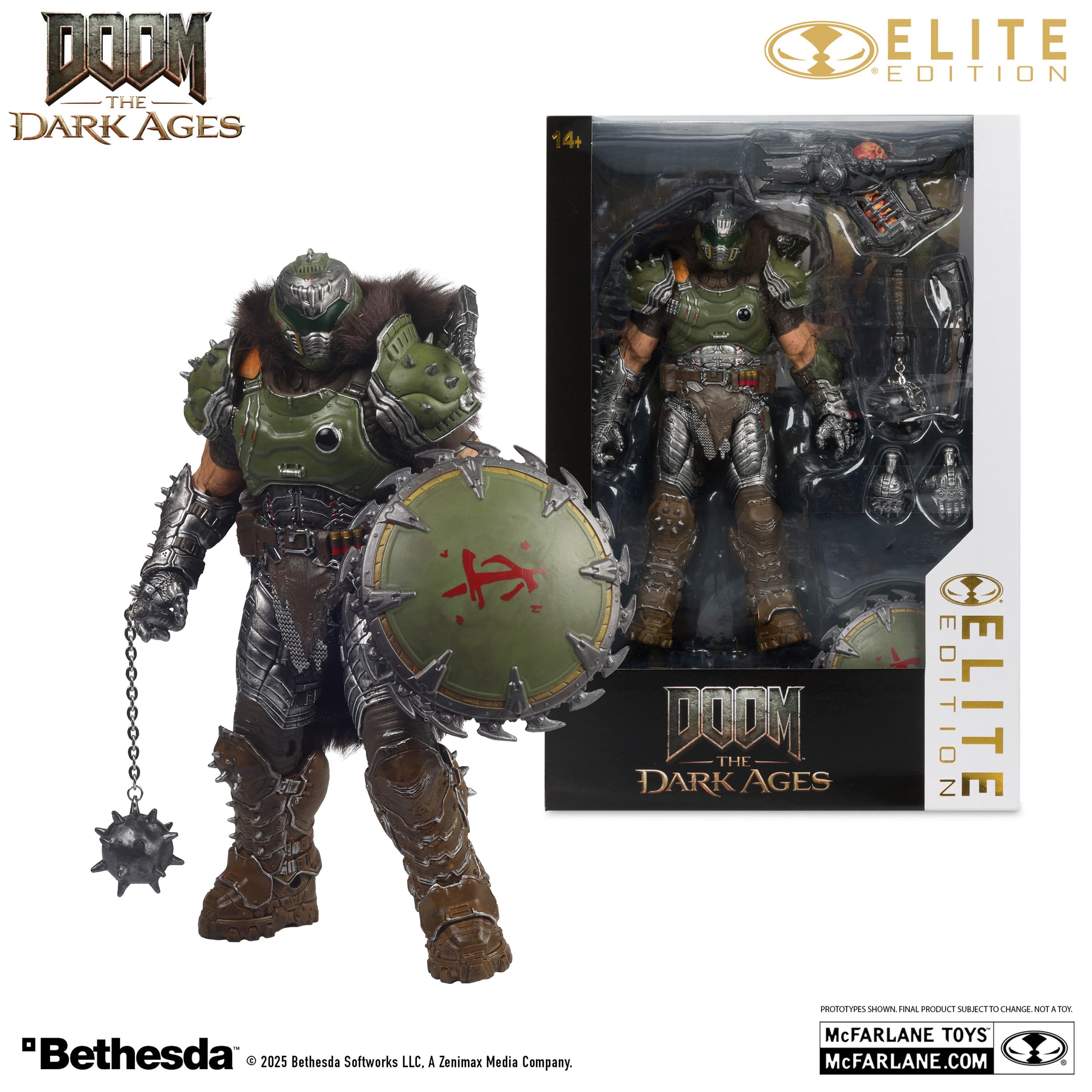 McFarlane Toys Doom Doom Slayer Figure The Dark Ages Elite Edition