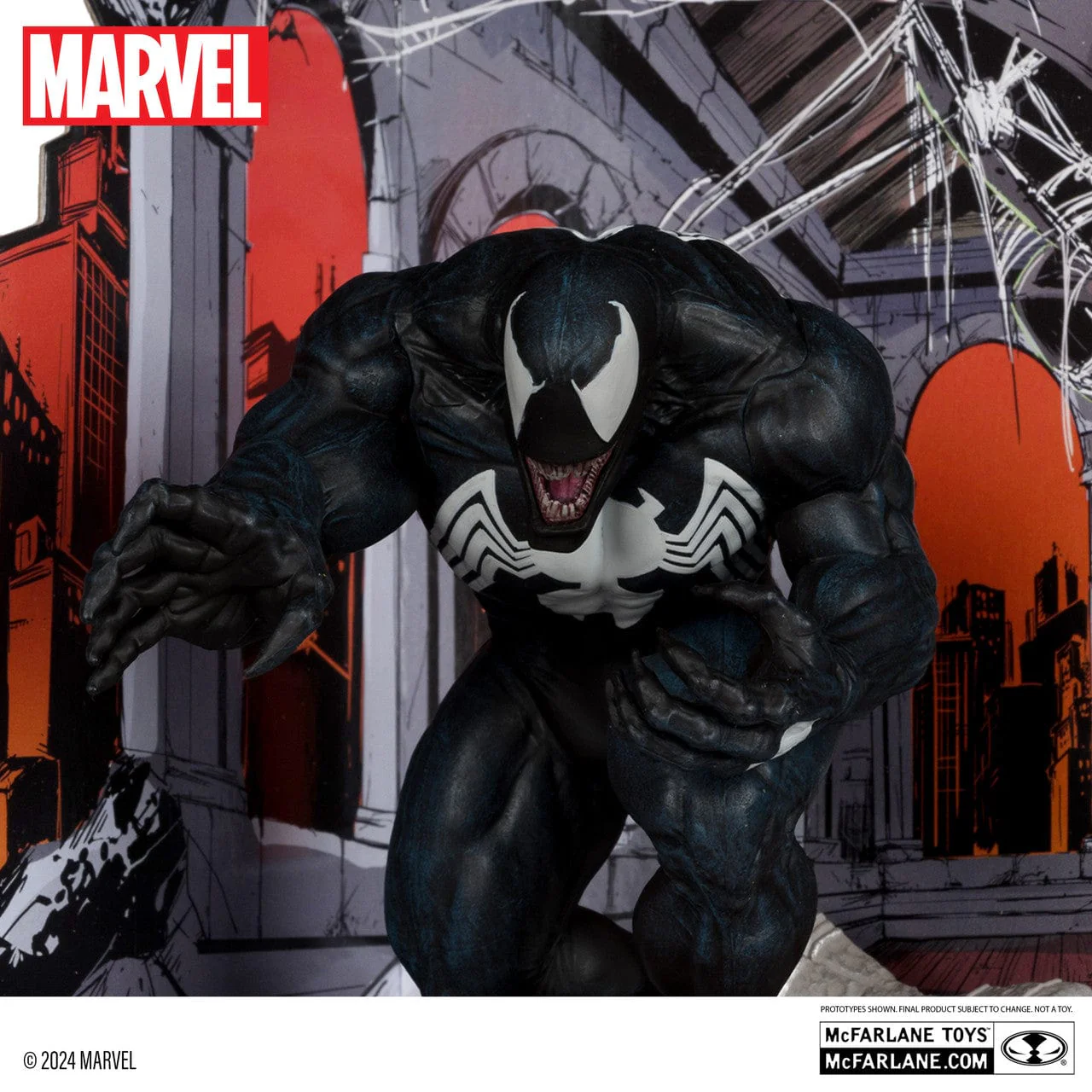 McFarlane Toys Marvel Venom 1:10th Scale Figure The Amazing Spider-Man #316 - Image 2