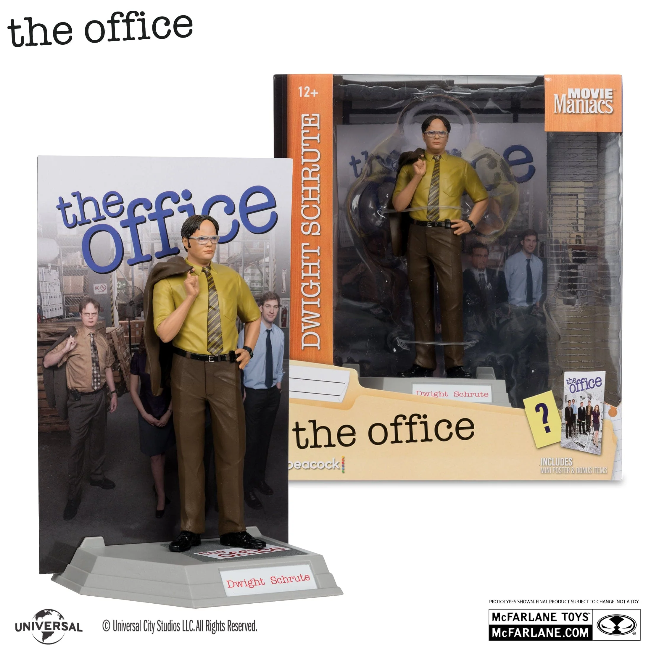 McFarlane Toys Movie Maniacs Dwight The Office Figure