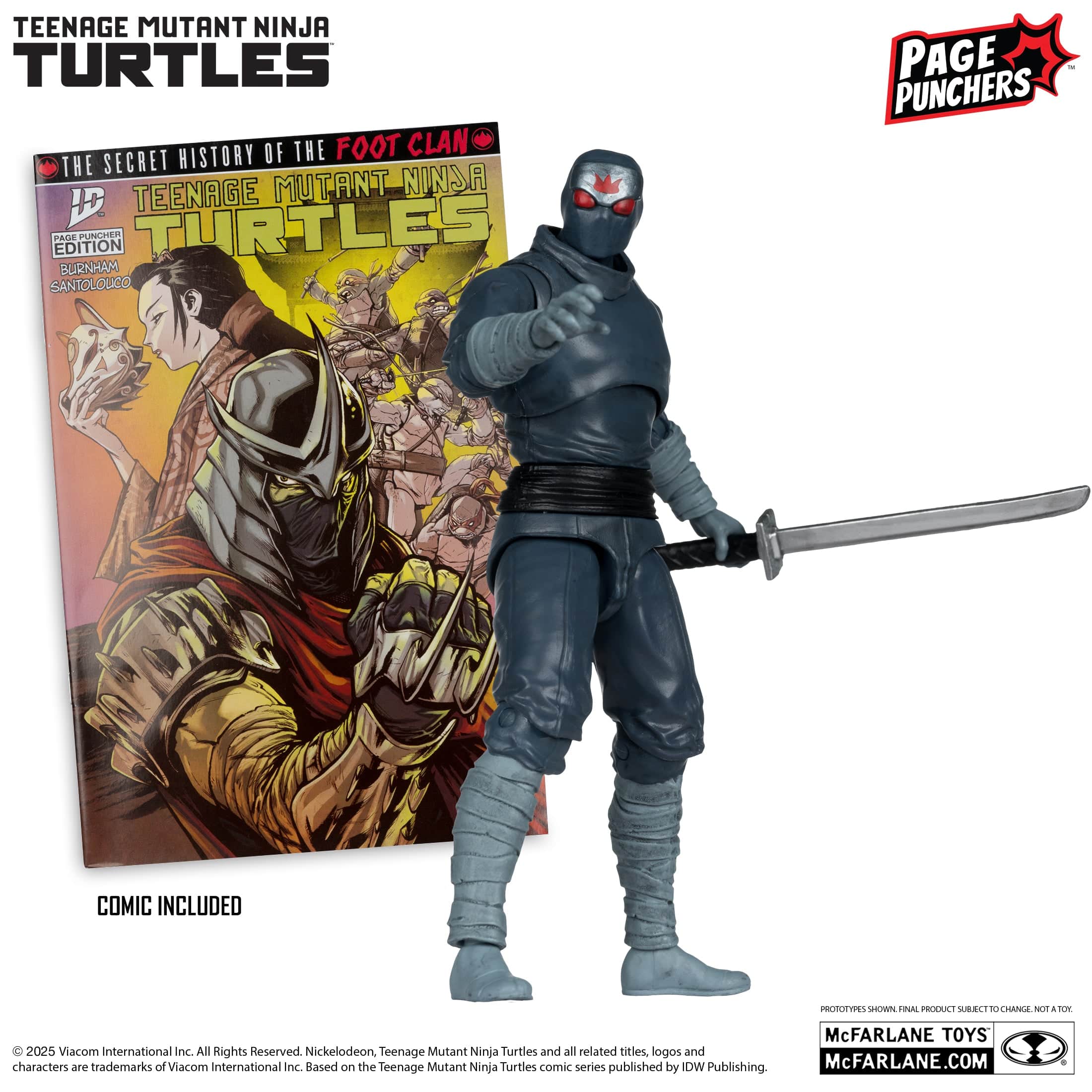 McFarlane Toys Teenage Mutant Ninja Turtles Foot Soldier Page Puncher