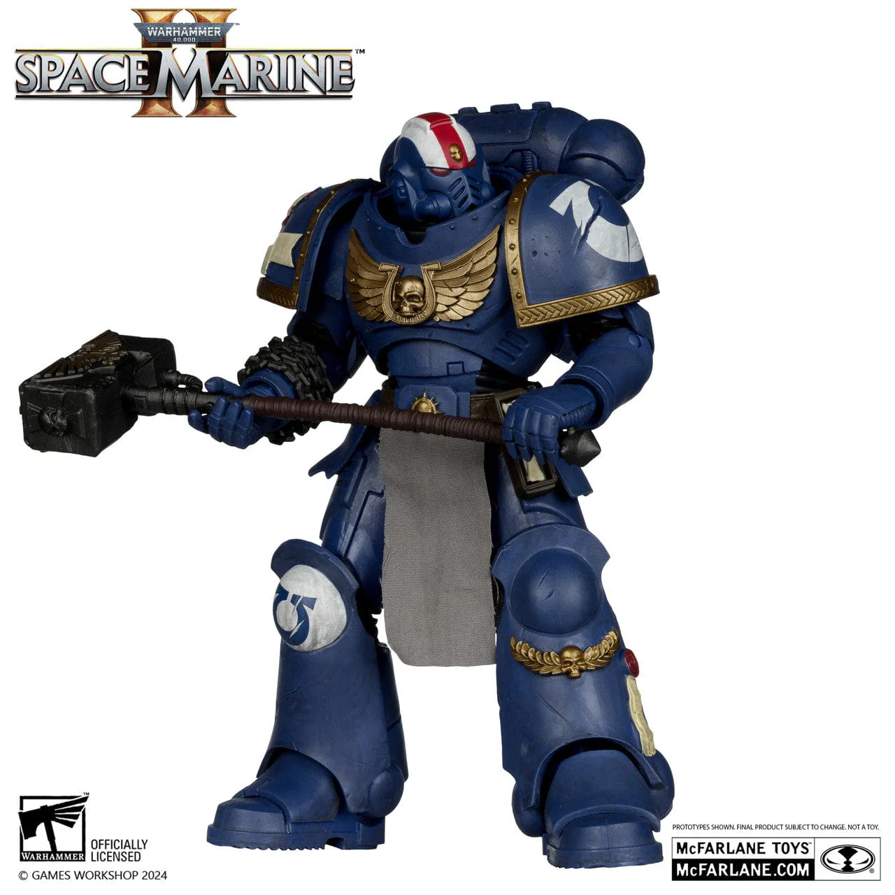 McFarlane Toys Warhammer 40,000 Lieutenant Titus Space Marine 2 Figure - Image 2