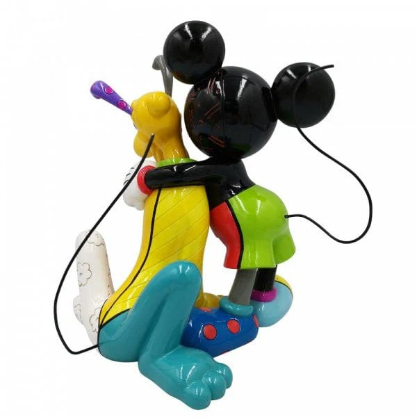 Disney Britto Mickey and Pluto Figurine 6007094 - Image 3