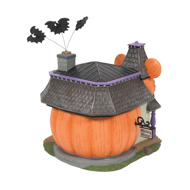 Mickey Mouse's Pumpkin Manor Disney Village by Department 56 - Image 2