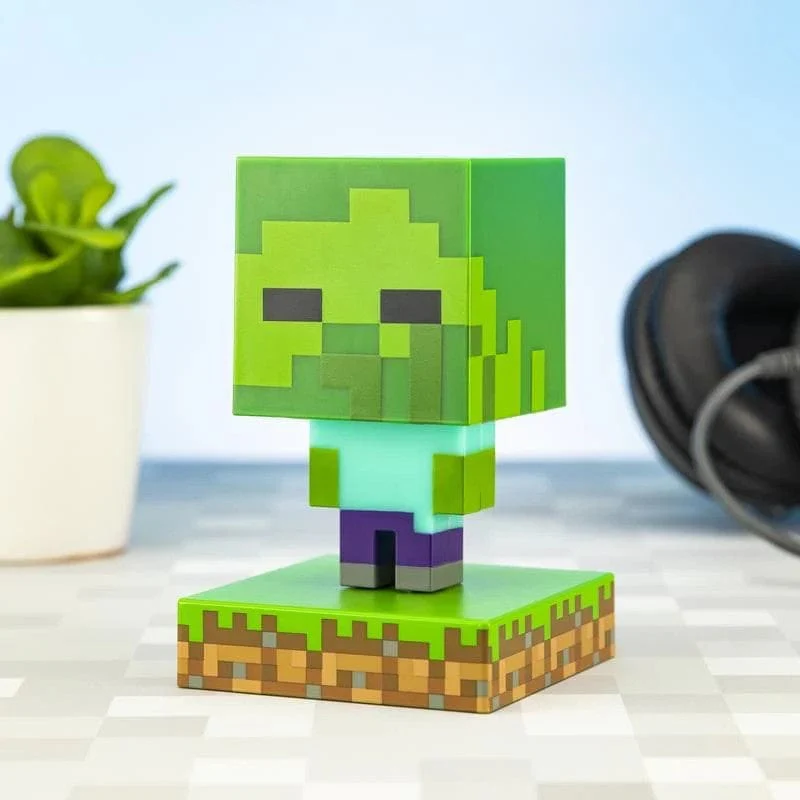 Minecraft Zombie Icon Light By Paladone - Image 2