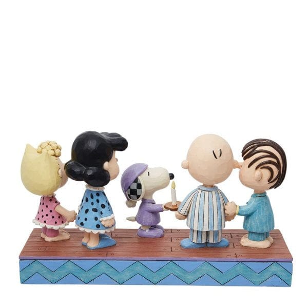Peanuts Gang in Christmas PJ's Snoopy Figurine By Jim Shore 6013046 - Image 4