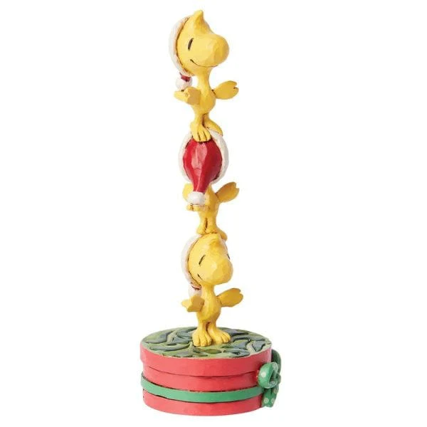 Peanuts Woodstock Stacked Mini Figurine by Jim Shore 6015037 - Image 3