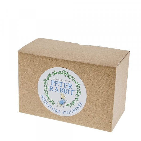 Peter Rabbit and Benjamin Pulling a Cracker Figurine - Image 3