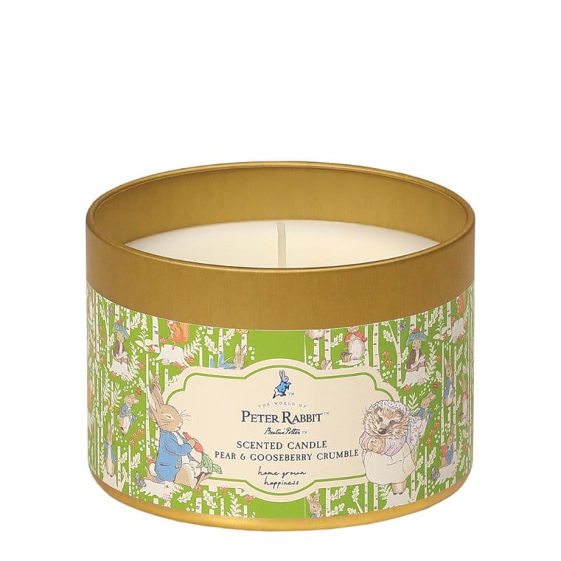 Pear & Gooseberry Tin Candle Peter Rabbit Home Fragrance - Image 3
