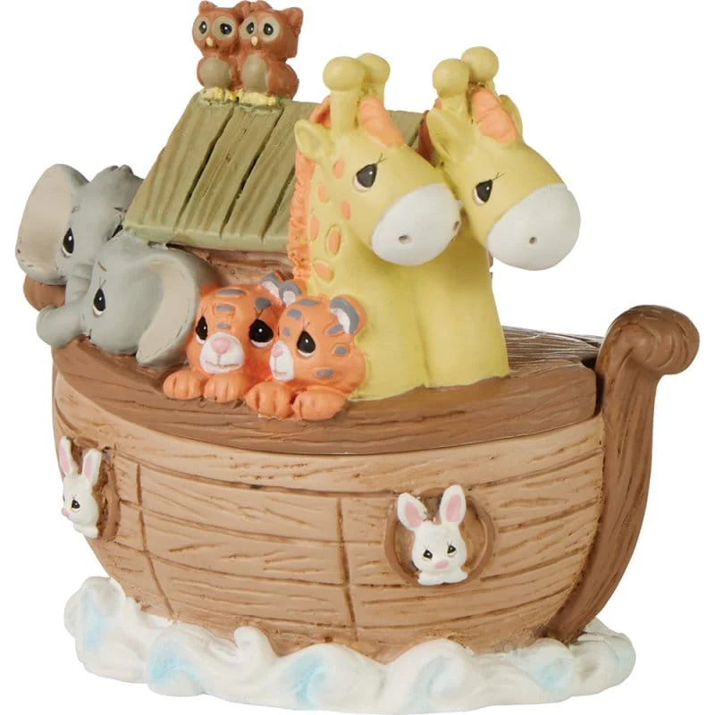 Precious Moments Noah's Ark Keepsake Box - Image 3
