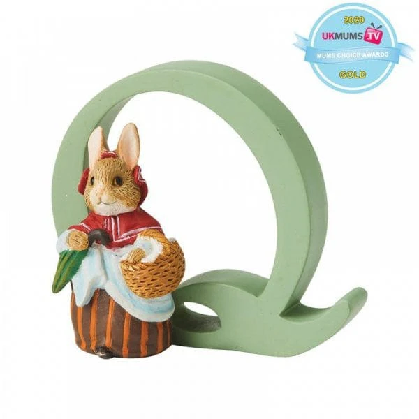 "Q" Mrs. Rabbit Beatrix Potter Alphabet Letter
