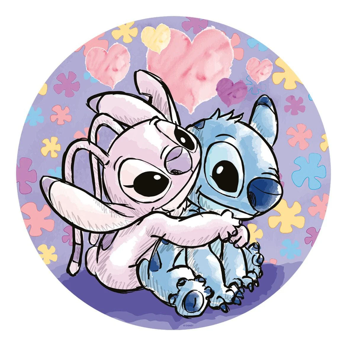 Ravensburger Disney Stitch Circular, 500 Piece Jigsaw Puzzle - Image 2