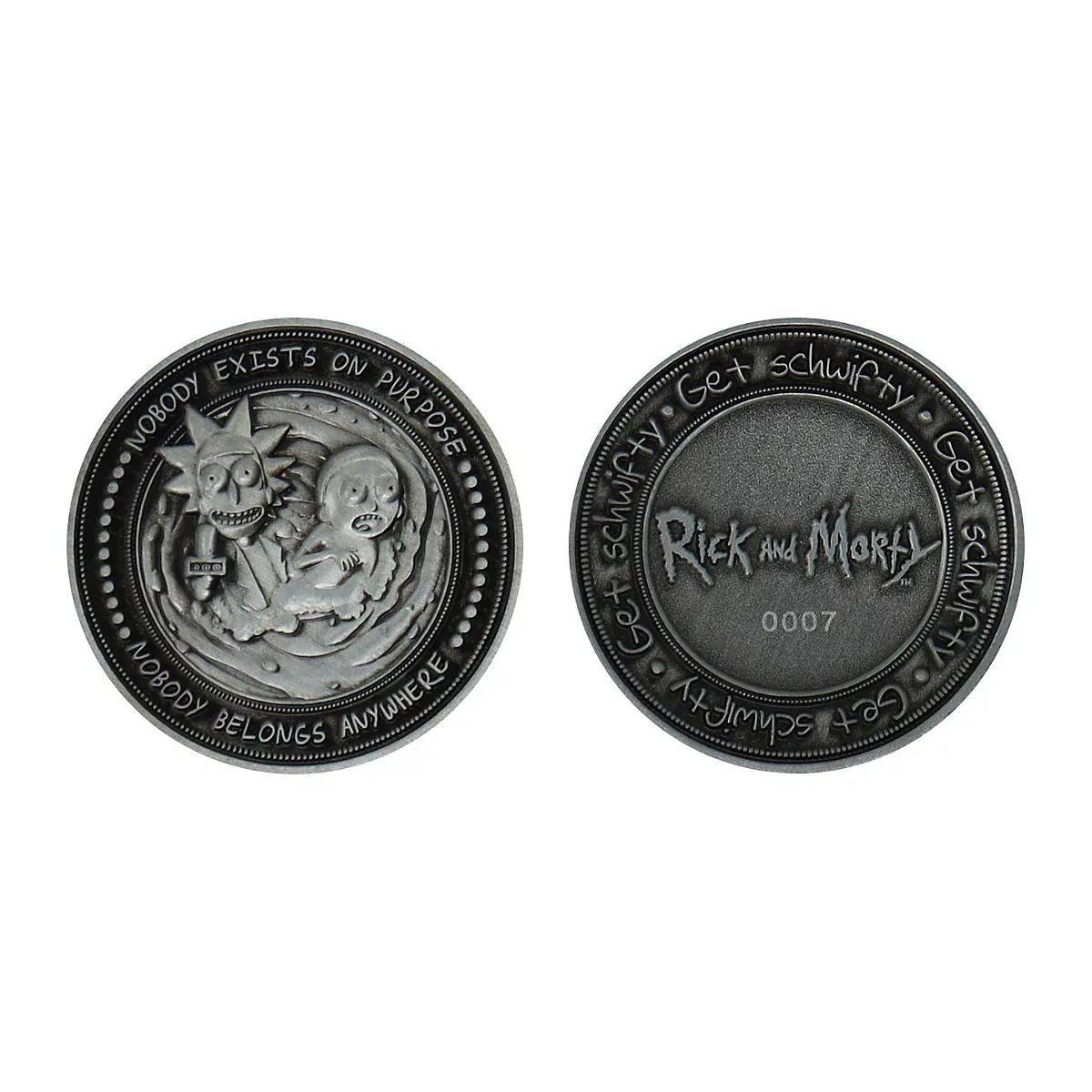 Ricky & Morty Limited Edition Collectible Coin - Image 2