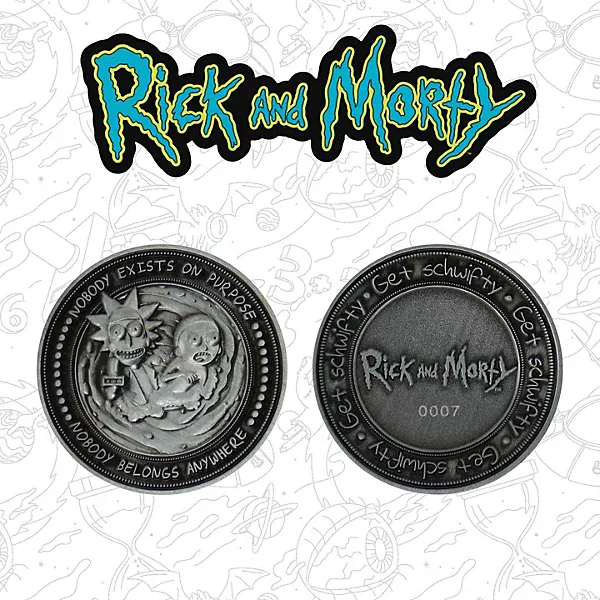 Ricky & Morty Limited Edition Collectible Coin - Image 3