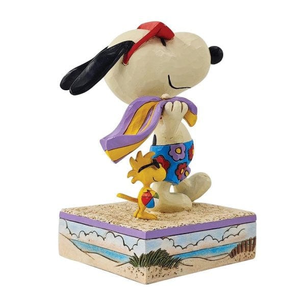Snoopy and Woodstock On The Beach Peanuts By Jim Shore Figurine 6014338 - Image 2