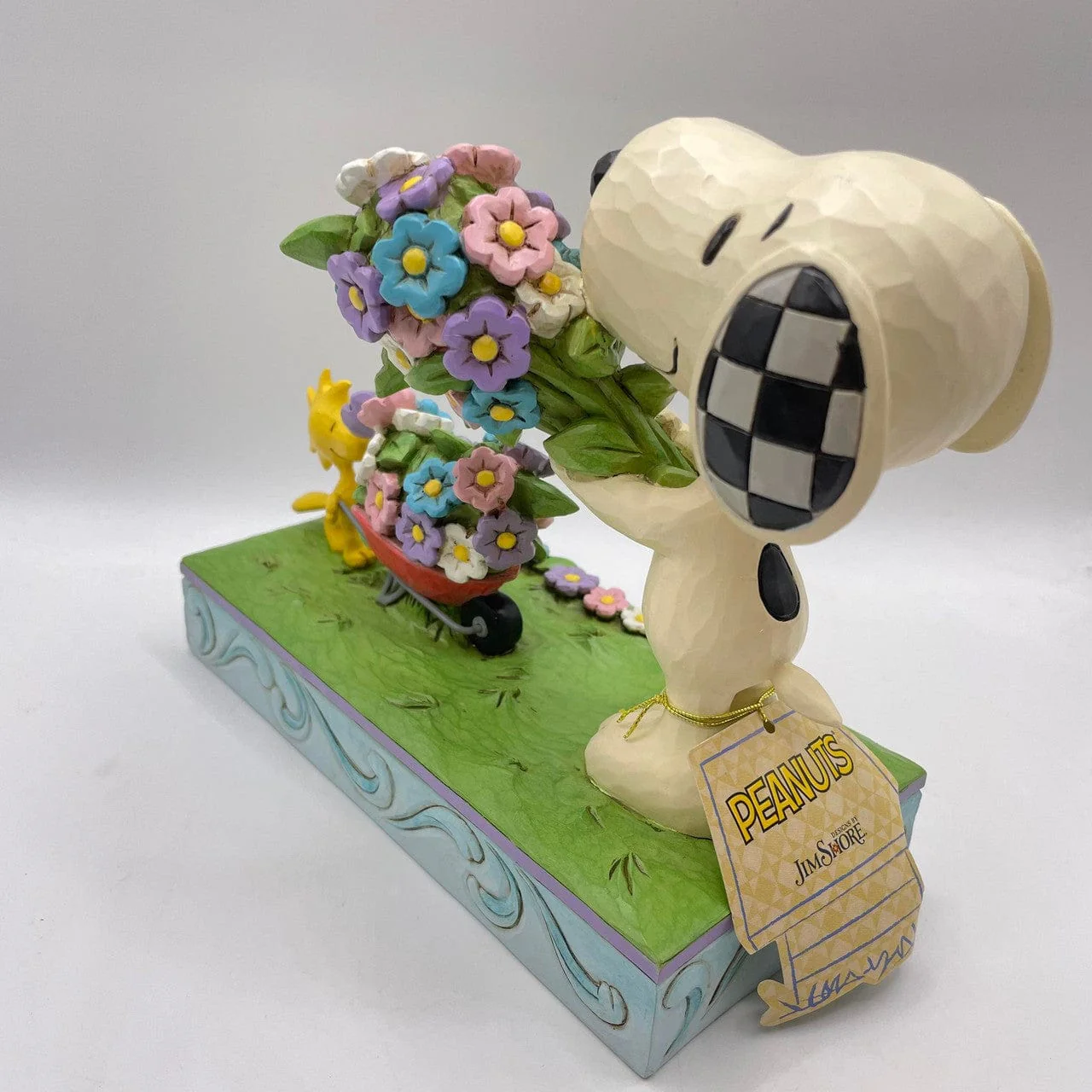 Snoopy and Woodstock Picking Flowers Figurine Signed By Jim Shore 6014344 - Image 5