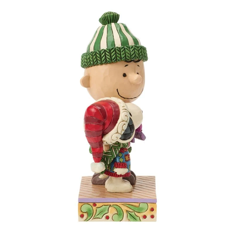 Cosy Christmas Pals (Snoopy and Charlie Christmas Jumpers) Figurine Peanuts By Jim Shore 6018686 - Image 4