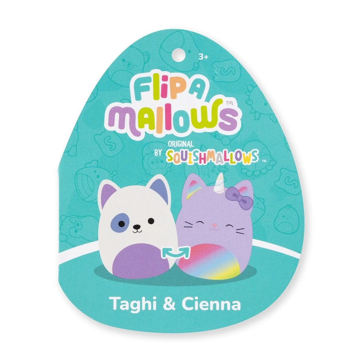 Squishmallows Flip-A-Mallows 5" Taghi & Cienna Plush - Image 4