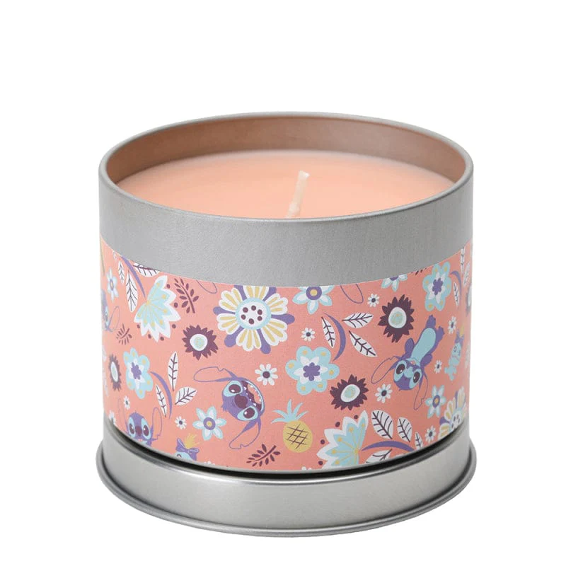Disney Stitch Hibiscus & Lychee Tin Candle by Disney Home Fragrance - Image 3