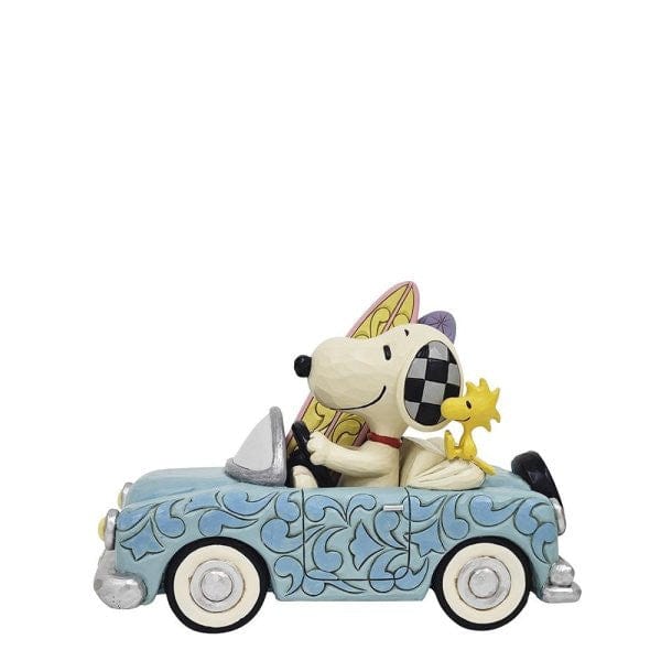 Sunny Drives and Surfing Waves (Snoopy Surfboard Car) Peanuts Figurine By Jim Shore 6016272 - Image 2