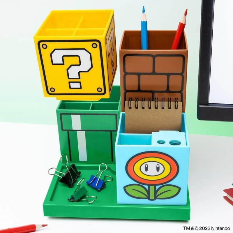 Super Mario Desktop Organiser By Paladone