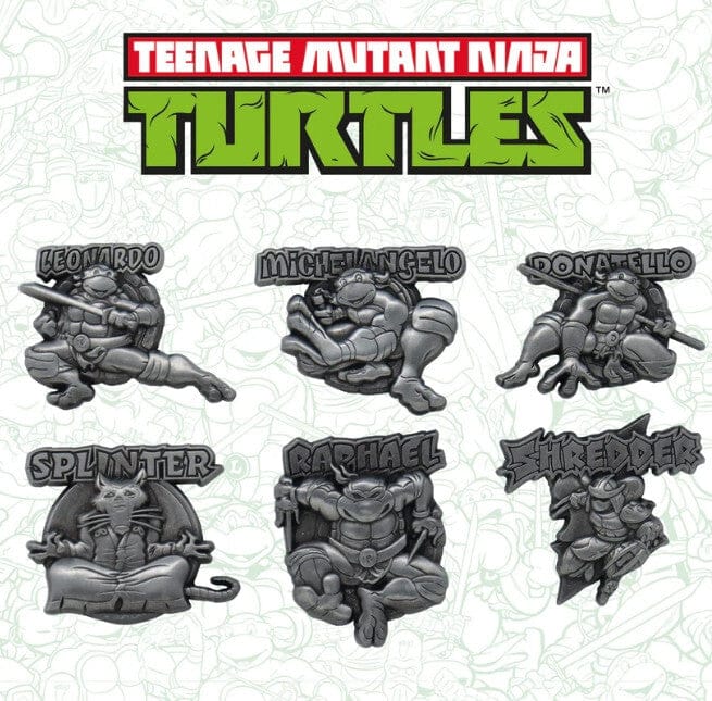Teenage Mutant Ninja Turtles Set Of 6 Limited Edition Pin Badges - Image 3