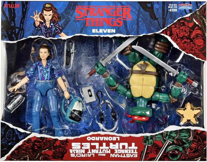 Teenage Mutant Ninja Turtles X Stranger Things Leonardo VS Eleven - Image 2