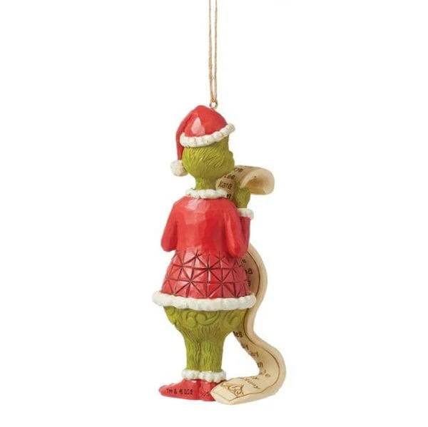 The Grinch 2024 Hanging Ornament By Jim Shore 6015224 - Image 4