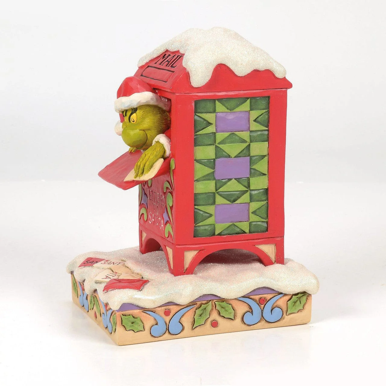 The Grinch In Mailbox Figurine By Jim Shore 6017057 - Image 4