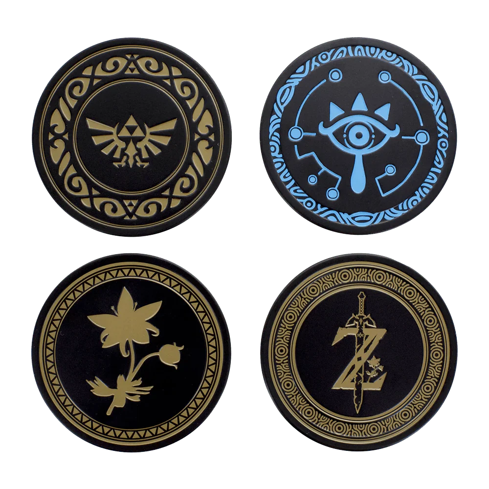 The Legend Of Zelda Breath Of The Wild Metal Coasters By Paladone - Image 2