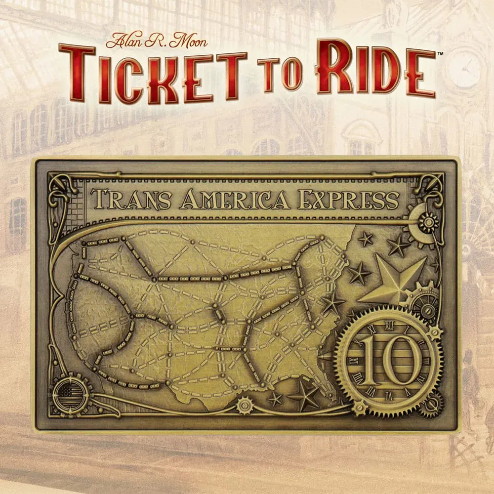 Ticket To Ride Trans American Express Metal Ingot - Image 3