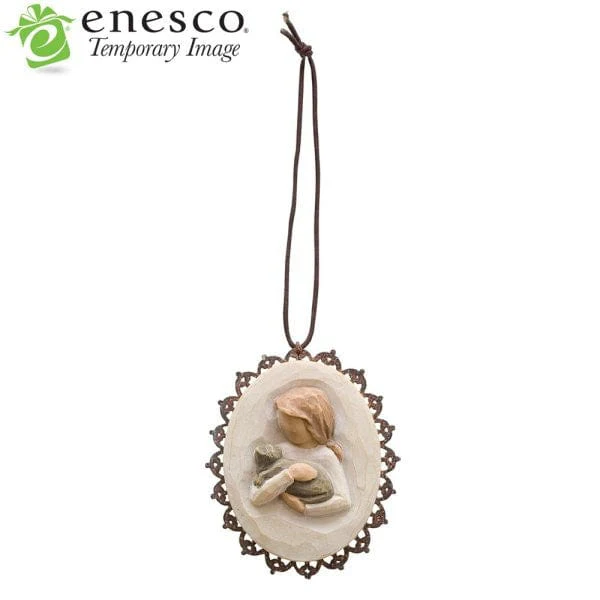 Willow Tree Kindness (girl) Metal-edged Hanging Ornament 26239