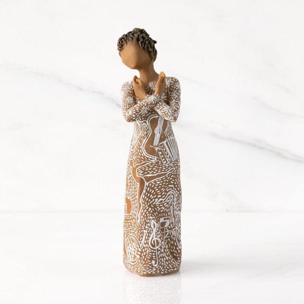 Willow Tree Music Speaks Figurine (darker skin and hair) 28232 - Image 2