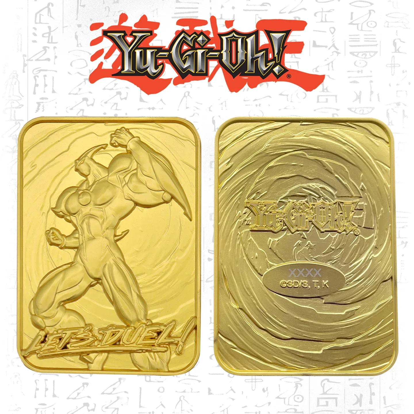 Yu-Gi-Oh! GX Elemental Hero Neos 24k Gold Plated Ingot - Image 3