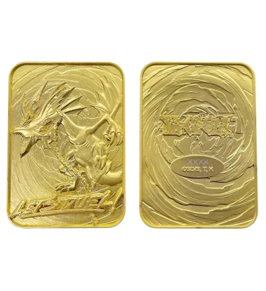 Yu-Gi-Oh! Harpie's Pet Dragon Limited Edition 24k Gold Plated Metal Card - Image 3