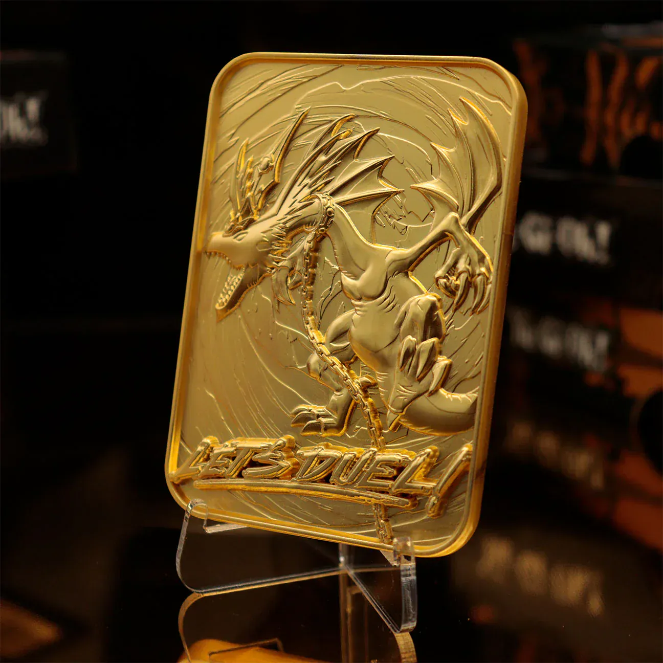 Yu-Gi-Oh! Harpie's Pet Dragon Limited Edition 24k Gold Plated Metal Card - Image 4